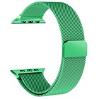 Apple Watch 4 44mm CaseUp Milano Metal Loop Kordon Yeşil